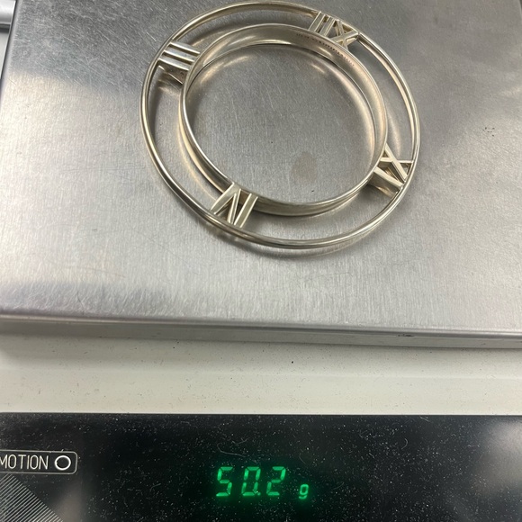 Tiffany & Co. Atlas Sterling Silver Roman Numeral Circle Medallion Pendant - Picture 5 of 7